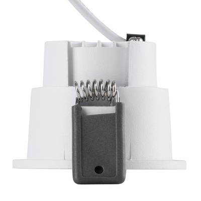 GLOBOSTAR® PLUTO-S 60246 Χωνευτό Downlight Σποτ με Honeycomb Anti Glare Reflector LED 7W 910lm 38° AC 220-240V IP20 Φυσικό Λευκό 4500K - Bridgelux COB Chip & TÜV SÜD Driver - Λευκό & Μαύρο Ματ - Μ6.4 x Π6.4 x Υ4.9cm / Q5.5cm - 5 Χρόνια Εγγύηση