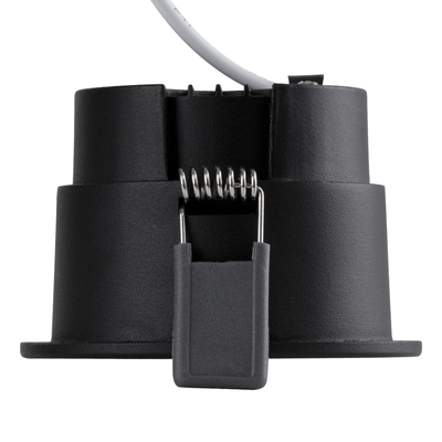 GLOBOSTAR® PLUTO-M 60256 Χωνευτό Downlight Σποτ με Honeycomb Anti Glare Reflector LED 10W 1300lm 38° AC 220-240V IP20 Φυσικό Λευκό 4500K - Bridgelux COB Chip & TÜV SÜD Driver - Μαύρο Ματ - Μ8.4 x Π8.4 x Υ5.9cm / Q7.5cm - 5 Χρόνια Εγγύηση