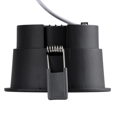 GLOBOSTAR® PLUTO-B 60263 Χωνευτό Downlight Σποτ με Honeycomb Anti Glare Reflector LED 15W 1875lm 38° AC 220-240V IP20 Θερμό Λευκό 2700K - Bridgelux COB Chip & TÜV SÜD Driver - Μαύρο Ματ - Μ10.4 x Π10.4 x Υ6.5cm / Q9.5cm - 5 Χρόνια Εγγύηση