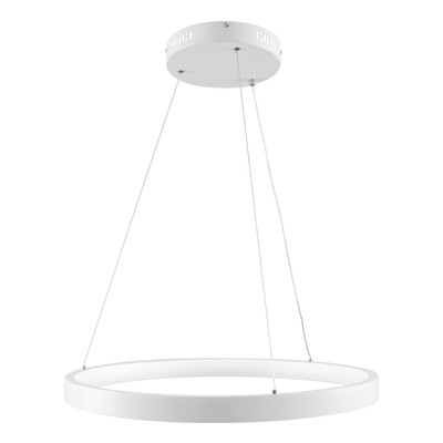 GLOBOSTAR® NEMESIS 61159 Μοντέρνο Κρεμαστό Φωτιστικό Οροφής LED 45W 5230lm 360° AC 220-240V IP20 Ρυθμιζόμενο Λευκό CCT με Χειριστήριο από 2700K έως 6000K Dimmable - Lumileds SMD Chip - Λευκό Ματ - Μ60 x Π60 x Υ4cm - 3 Χρόνια Εγγύηση