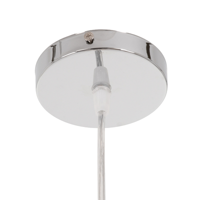 GLOBOSTAR® FOOTBALL 00646 Παιδικό Κρεμαστό Φωτιστικό Οροφής με Ντουί 1 x E27 AC 220-240V IP20 - Λευκό & Κόκκινο - Μ25 x Π25 x Υ25cm