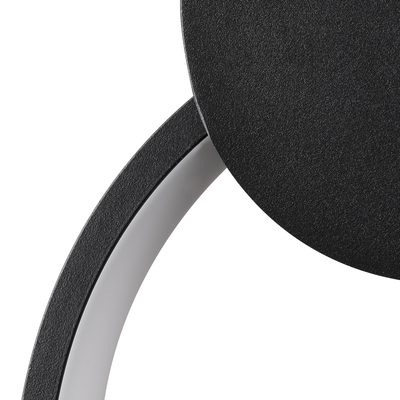 GLOBOSTAR® CYCLOS 61073 Μοντέρνο Κρεμαστό Φωτιστικό Οροφής LED 9W 1080lm 300° AC 220-240V IP20 Ρυθμιζόμενο Λευκό CCT με On/Off 2700K/4500K/6000K - Lumileds SMD Chip - Μαύρο Ματ - Μ21 x Π2.3 x Υ26.5cm - 3 Χρόνια Εγγύηση