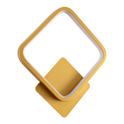 GLOBOSTAR® LENA 61081 Μοντέρνο Φωτιστικό Τοίχου - Απλίκα LED 12W 1440lm 300° AC 220-240V IP20 Ρυθμιζόμενο Λευκό CCT με On/Off 2700K/4500K/6000K - Lumileds SMD Chip - Χρυσό Βούρτσας - Μ25 x Π5.5 x Υ29.5cm - 3 Χρόνια Εγγύηση