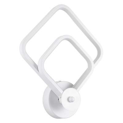 GLOBOSTAR® ANNA 61086 Μοντέρνο Φωτιστικό Τοίχου - Απλίκα LED 15W 1800lm 300° AC 220-240V IP20 Ρυθμιζόμενο Λευκό CCT με On/Off 2700K/4500K/6000K - Lumileds SMD Chip - Λευκό Ματ - Μ25 x Π8 x Υ30cm - 3 Χρόνια Εγγύηση