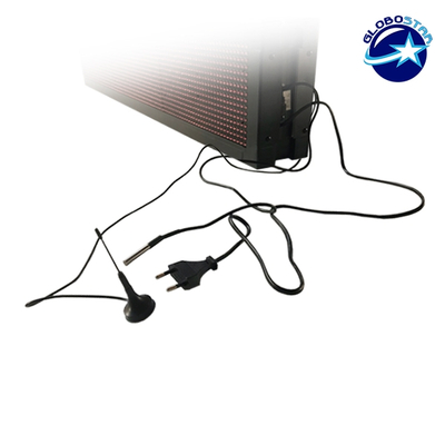 GLOBOSTAR® DISPLAY 90311 Κυλιόμενη Ψηφιακή Επιγραφή P10 Διπλής Όψης LED AC 220-240V Αδιάβροχο IP65 Κόκκινο - WiFi Control μέσω FK APP - Αισθητήρας Θερμοκρασίας & Υγρασίας - Μ168 x Π12 x Υ24cm - 2 Χρόνια Εγγύηση