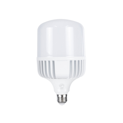 GloboStar® HIGHBAY 60065 Λάμπα E27 LED 50W 4700lm 260° AC 220-240V Αδιάβροχο IP54 Θερμό Λευκό 2700K - Lumileds SMD Chip - Λευκό Γαλακτερό - Μ12 x Π12 x Υ20cm - 3 Χρόνια Εγγύηση