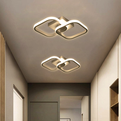 GLOBOSTAR® NORA 61062 Μοντέρνο Φωτιστικό Οροφής LED 22W 2640lm 300° AC 220-240V IP20 Ρυθμιζόμενο Λευκό CCT με On/Off 2700K/4500K/6000K - Lumileds SMD Chip - Λευκό Ματ - Μ40 x Π24 x Υ7cm - 3 Χρόνια Εγγύηση