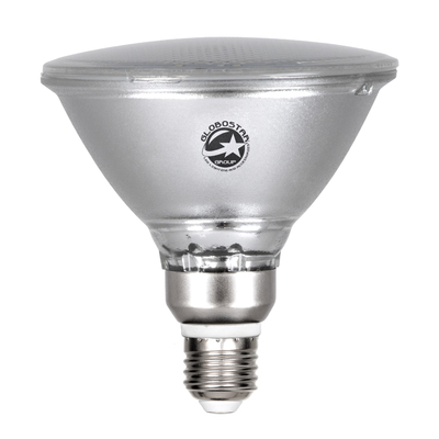 GLOBOSTAR® GARDENPAR 60226 Σποτ E27 PAR38 Σκληρού Υάλου LED 18W 2000lm 60° AC 220-240V Αδιάβροχο IP65 Ψυχρό Λευκό 6000K - Μ12 x Π12 x Υ13cm - 3 Χρόνια Εγγύηση