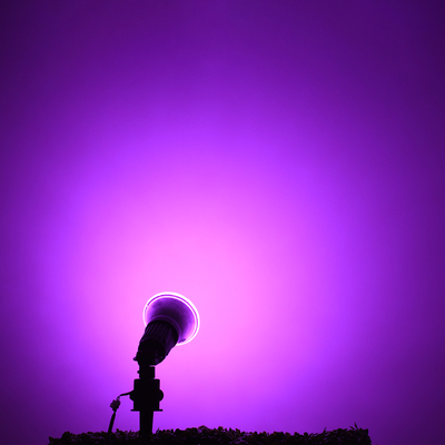 GLOBOSTAR® GARDENPAR 60232 Σποτ E27 PAR38 Σκληρού Υάλου LED 18W 1200lm 60° AC 220-240V Αδιάβροχο IP65 Ροζ - Μ12 x Π12 x Υ13cm - 3 Χρόνια Εγγύηση