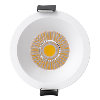 GLOBOSTAR® MICRO-B 60242 Χωνευτό Downlight Σποτ LED 7W 910lm 38° AC 220-240V IP20 Φυσικό Λευκό 4500K - Bridgelux COB Chip & TÜV SÜD Driver - Λευκό Ματ - Μ6 x Π6 x Υ7.8cm / Q5cm - 5 Χρόνια Εγγύηση