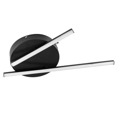 GLOBOSTAR® DRACO 61091 Μοντέρνο Φωτιστικό Οροφής LED 36W 4428lm 120° AC 220-240V IP20 Ρυθμιζόμενο Λευκό CCT με Χειριστήριο από 2700K έως 6000K Dimmable - Lumileds SMD Chip - Μαύρο Ματ - Μ50 x Π50 x Υ6cm - 3 Χρόνια Εγγύηση