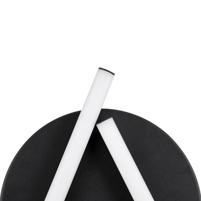 GLOBOSTAR® DRACO 61091 Μοντέρνο Φωτιστικό Οροφής LED 36W 4428lm 120° AC 220-240V IP20 Ρυθμιζόμενο Λευκό CCT με Χειριστήριο από 2700K έως 6000K Dimmable - Lumileds SMD Chip - Μαύρο Ματ - Μ50 x Π50 x Υ6cm - 3 Χρόνια Εγγύηση