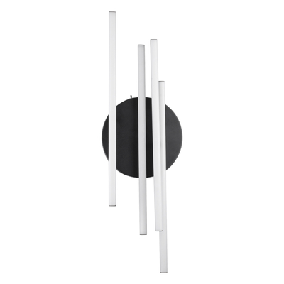 GLOBOSTAR® DRACO 61095 Μοντέρνο Φωτιστικό Οροφής LED 60W 7380lm 120° AC 220-240V IP20 Ρυθμιζόμενο Λευκό CCT με Χειριστήριο από 2700K έως 6000K Dimmable - Lumileds SMD Chip - Μαύρο Ματ - Μ60 x Π60 x Υ11cm - 3 Χρόνια Εγγύηση