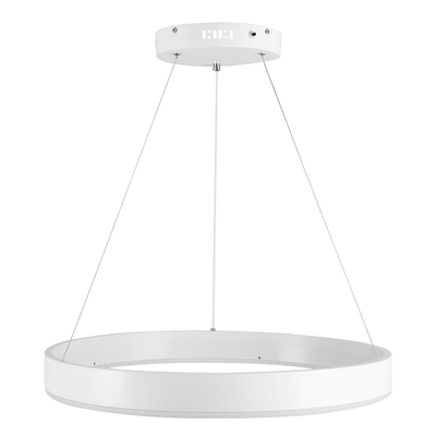 GLOBOSTAR® VENOM 61177 Μοντέρνο Κρεμαστό Φωτιστικό Οροφής LED 45W 5269lm 120° AC 220-240V IP20 Ρυθμιζόμενο Λευκό CCT με Χειριστήριο από 2700K έως 6000K Dimmable - Lumileds SMD Chip - Λευκό Ματ - Μ60 x Π60 x Υ6.5cm - 3 Χρόνια Εγγύηση