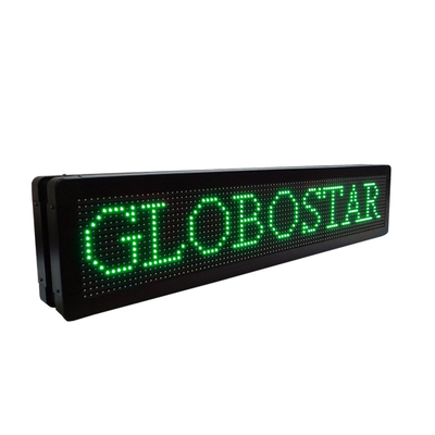 GLOBOSTAR® DISPLAY 90302 Κυλιόμενη Ψηφιακή Επιγραφή P10 Διπλής Όψης LED AC 220-240V Αδιάβροχο IP65 Πράσινο - WiFi Control μέσω FK APP - Αισθητήρας Θερμοκρασίας & Υγρασίας - Μ104 x Π12 x Υ20cm - 2 Χρόνια Εγγύηση