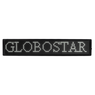 GLOBOSTAR® DISPLAY 90330 Κυλιόμενη Ψηφιακή Επιγραφή P10 Διπλής Όψης LED AC 220-240V Αδιάβροχο IP65 Ψυχρό Λευκό 6000K - WiFi Control μέσω FK APP - Αισθητήρας Θερμοκρασίας & Υγρασίας - Μ168 x Π12 x Υ40cm - 2 Χρόνια Εγγύηση