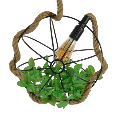 GLOBOSTAR® BRADLEY 10001328 Vintage Κρεμαστό Φωτιστικό Οροφής με Ντουί 1 x E27 AC 220-240V IP20 - Πολύχρωμο - Μ33 x Π33 x Υ33cm