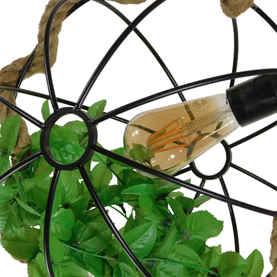 GLOBOSTAR® BRADLEY 10001329 Vintage Κρεμαστό Φωτιστικό Οροφής με Ντουί 1 x E27 AC 220-240V IP20 - Πολύχρωμο - Μ42 x Π42 x Υ42cm