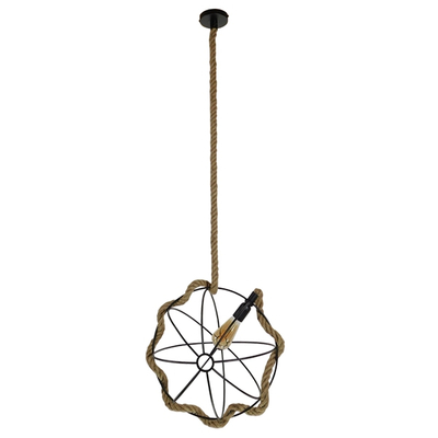 GLOBOSTAR® BRADLEY 10001329 Vintage Κρεμαστό Φωτιστικό Οροφής με Ντουί 1 x E27 AC 220-240V IP20 - Πολύχρωμο - Μ42 x Π42 x Υ42cm