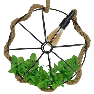 GLOBOSTAR® BRADLEY 10001329 Vintage Κρεμαστό Φωτιστικό Οροφής με Ντουί 1 x E27 AC 220-240V IP20 - Πολύχρωμο - Μ42 x Π42 x Υ42cm