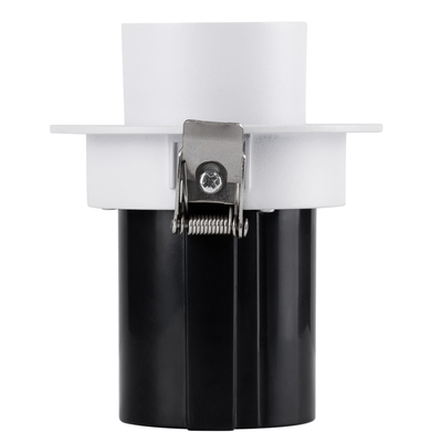 GLOBOSTAR® VIRGO-S 60303 Χωνευτό Κινούμενο Downlight Σποτ LED 7W 875lm 36° AC 220-240V IP20 Θερμό Λευκό 2700K - Bridgelux COB Chip & TÜV SÜD Driver - Λευκό & Μαύρο Ματ - Μ9 x Π9 x Υ9cm / Q7.8cm - 5 Χρόνια Εγγύηση