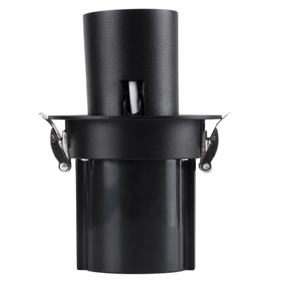 GLOBOSTAR® VIRGO-S 60305 Χωνευτό Κινούμενο Downlight Σποτ LED 7W 875lm 36° AC 220-240V IP20 Θερμό Λευκό 2700K - Bridgelux COB Chip & TÜV SÜD Driver - Μαύρο Ματ - Μ9 x Π9 x Υ9cm / Q7.8cm - 5 Χρόνια Εγγύηση