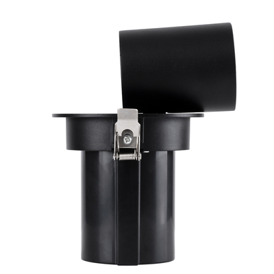 GLOBOSTAR® VIRGO-M 60308 Χωνευτό Κινούμενο Downlight Σποτ LED 12W 1560lm 36° AC 220-240V IP20 Φυσικό Λευκό 4500K - Bridgelux COB Chip & TÜV SÜD Driver - Μαύρο Ματ - Μ11 x Π11 x Υ11.5cm / Q9.5cm - 5 Χρόνια Εγγύηση