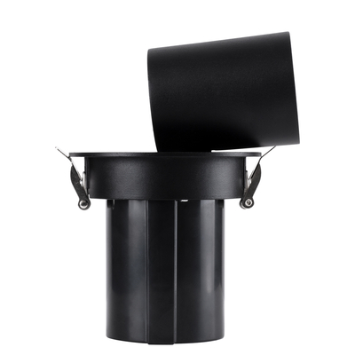 GLOBOSTAR® VIRGO-M 60308 Χωνευτό Κινούμενο Downlight Σποτ LED 12W 1560lm 36° AC 220-240V IP20 Φυσικό Λευκό 4500K - Bridgelux COB Chip & TÜV SÜD Driver - Μαύρο Ματ - Μ11 x Π11 x Υ11.5cm / Q9.5cm - 5 Χρόνια Εγγύηση