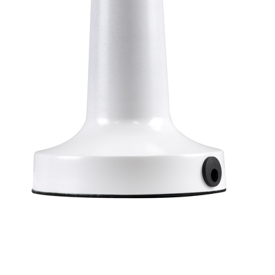 GloboStar® BELLA 76502 Επαναφορτιζόμενο Επιτραπέζιο Φωτιστικό Πορτατίφ LED 1.5W 105lm 120° DC 5V IP44 Θερμό Λευκό 2700K Dimmable Λευκό Αλουμίνιο - Μ9 x Π9 x Υ21cm - 2 Xρόνια Εγγύηση