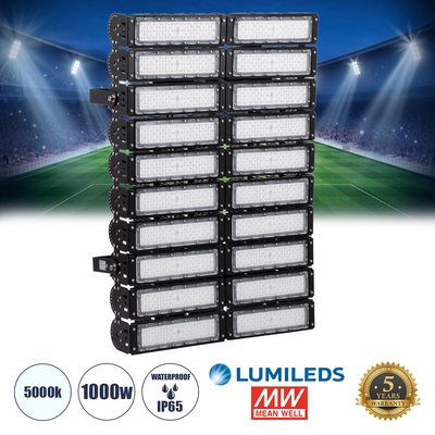 GLOBOSTAR® GOLIATH 90105 Προβολέας για Γήπεδα Tennis & Ποδοσφαίρου 5x5 LED 1000W 150000lm 75°x135° SDCM