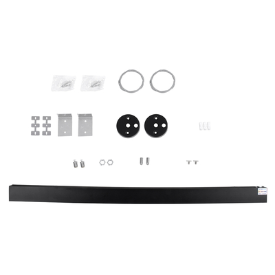 GLOBOSTAR® FELIX 61028-W Μοντέρνο Φωτιστικό Τοίχου - Απλίκα LED 54W 6500lm 120° AC 220-240V IP20 Ρυθμιζόμενο Λευκό CCT με On/Off 2700K/4500K/6000K - Lumileds SMD Chip - Μαύρο Ματ - Μ120 x Π3.5 x Υ7cm - 3 Χρόνια Εγγύηση