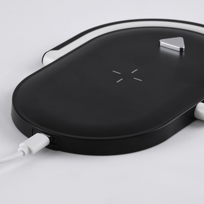 GloboStar® ECLIPSE 76558 Επιτραπέζιο Φωτιστικό Πορτατίφ LED 1.5W 1200lm 180° AC 220-240V IP20 Φυσικό Λευκό 4500K Dimmable Μαύρο Πλαστικό - Μ17 x Π13 x Υ10cm - 2 Xρόνια Εγγύηση