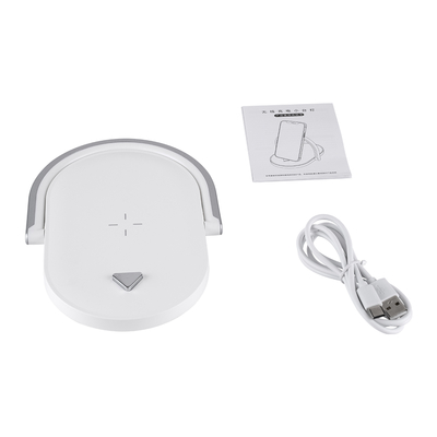 GloboStar® ECLIPSE 76559 Επιτραπέζιο Φωτιστικό Πορτατίφ LED 15W 1200lm 180° AC 220-240V IP20 Φυσικό Λευκό 4500K Dimmable Λευκό Πλαστικό - Μ17 x Π13 x Υ10cm - 2 Xρόνια Εγγύηση