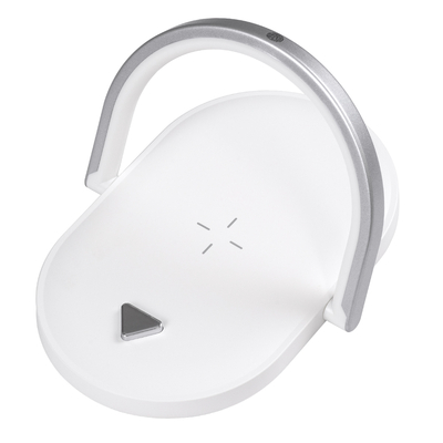 GloboStar® ECLIPSE 76559 Επιτραπέζιο Φωτιστικό Πορτατίφ LED 15W 1200lm 180° AC 220-240V IP20 Φυσικό Λευκό 4500K Dimmable Λευκό Πλαστικό - Μ17 x Π13 x Υ10cm - 2 Xρόνια Εγγύηση