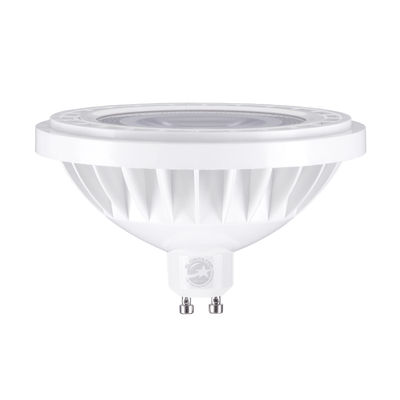 GLOBOSTAR® BEAMAR 60126 Σποτ GU10 AR111 LED 15W 1500lm 12° AC 220-240V IP20 Ψυχρό Λευκό 6000K - Μ11 x Π11 x Υ6.6cm - 3 Χρόνια Εγγύηση