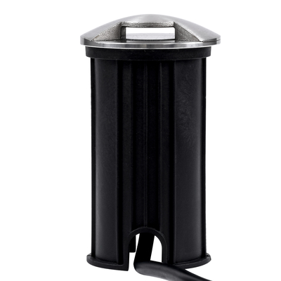 GLOBOSTAR® UNDERGROUND-RENA 90663 Χωνευτό Αρχιτεκτονικό Φωτιστικό Διαδρόμου/Σκαλοπατιού LED 1W 115lm 30° DC 24V Αδιάβροχο IP68 Φυσικό Λευκό 4500K Dimmable - Ανοξείδωτο Ατσάλι 304 - Φ5 x Υ9cm / Q4.2cm - 3 Χρόνια Εγγύηση