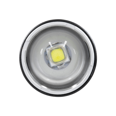 GloboStar® 79029 Φορητός Φακός Χειρός Επαναφορτιζόμενος LED CREE XM-L2 T6 10W 1000lm Zoom 1° έως 60° Μοιρών με 1 x 18650 Μπαταρία 1200mAh USB 2.0 Πτυσσόμενος & 3 Modes Power Bank Αδιάβροχο IP54 Ψυχρό Λευκό 6000K