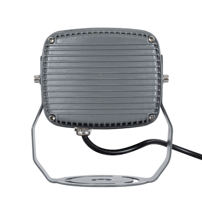 GLOBOSTAR® FLOODXENA 90120 Προβολέας Σποτ Wall Washer LED 12W 1260lm 10° AC 220-240V Αδιάβροχο IP65 Ultra Θερμό Λευκό 2200K - Bridgelux SMD Chip - Γκρι Ανθρακί - Μ13.5 x Π11 x Υ15cm - 3 Χρόνια Εγγύηση