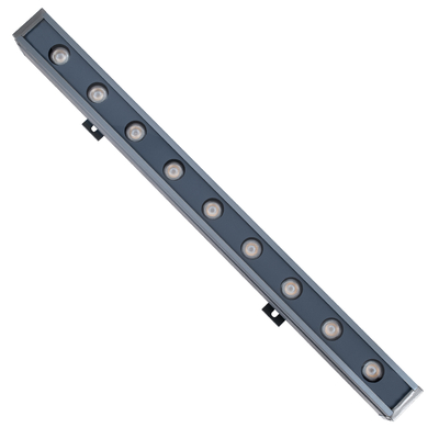 GLOBOSTAR® WASHERNAIA 90171 Μπάρα Φωτισμού Wall Washer LED 9W 945lm 30° DC 24V Αδιάβροχο IP65 Ultra Θερμό Λευκό 2200K Dimmable - Bridgelux SMD Chip - Γκρι Ανθρακί - Μ50 x Π4 x Υ5cm - 3 Χρόνια Εγγύηση