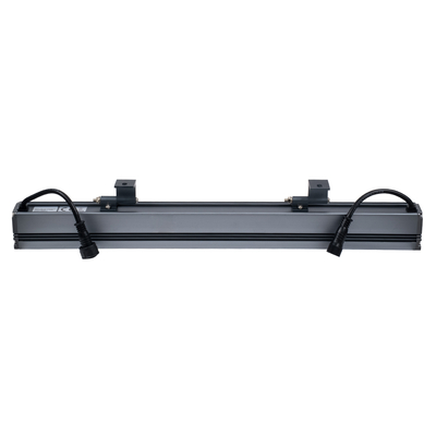 GLOBOSTAR® WASHERNAIA 90177 Μπάρα Φωτισμού Wall Washer LED 18W 1530lm 30° DC 24V Αδιάβροχο IP65 Πολύχρωμο RGBW Dimmable DMX512 - Bridgelux SMD Chip - Γκρι Ανθρακί - Μ50 x Π4 x Υ5cm - 3 Χρόνια Εγγύηση