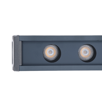 GLOBOSTAR® WASHERVAIA 90179 Μπάρα Φωτισμού Wall Washer LED 6W 660lm 30° DC 24V Αδιάβροχο IP65 Θερμό Λευκό 2700Κ Dimmable - Bridgelux SMD Chip - Γκρι Ανθρακί - Μ30 x Π4 x Υ5cm - 3 Χρόνια Εγγύηση