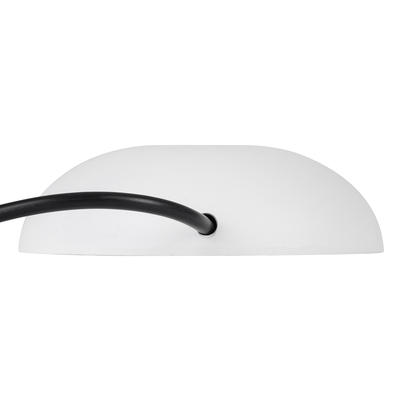 GLOBOSTAR® STEP-LUNA 90619 Αρχιτεκτονικό Φωτιστικό Διαδρόμου/Σκαλοπατιού LED 3W 330lm 10° DC 24V Αδιάβροχο IP65 Θερμό Λευκό 2700K Dimmable - Λευκό - Φ12 x Υ3cm - 3 Χρόνια Εγγύηση