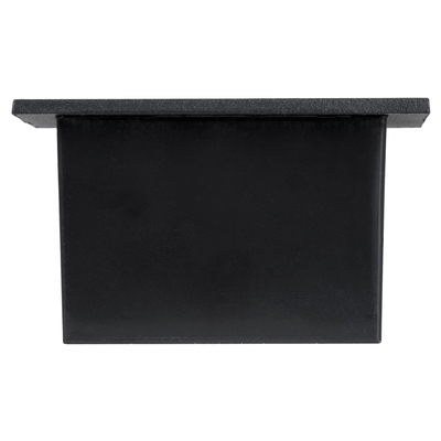 GLOBOSTAR® STEP-MINA 90625 Χωνευτό Αρχιτεκτονικό Φωτιστικό Διαδρόμου/Σκαλοπατιού LED 3W 330lm 30° DC 24V Αδιάβροχο IP65 Θερμό Λευκό 2700K Dimmable - Μαύρο - Μ8.3 x Π8.3 x Υ5cm / Q6.6cm - 3 Χρόνια Εγγύηση