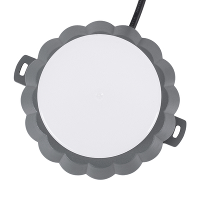 GLOBOSTAR® WALLLIGHT-MONA 90629 Μοντέρνο Φωτιστικό Τοίχου - Απλίκα LED 12W 1320lm 360° DC 24V Αδιάβροχο IP65 Θερμό Λευκό 2700K - CREE COB Chip & TÜV SÜD Driver - Γκρι Ανθρακί Ματ - Μ13 x Π13 x Υ12.5cm - 3 Χρόνια Εγγύηση