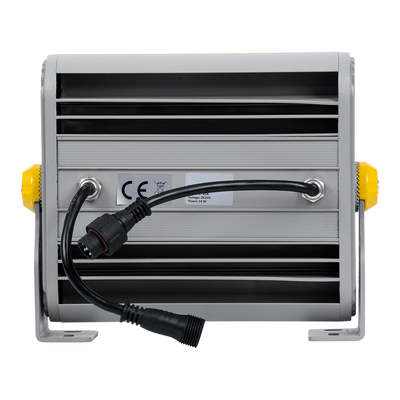 GLOBOSTAR® FLOODHENA 90641 Προβολέας Σποτ Wall Washer LED 24W 1920lm 30° DC 24V Αδιάβροχο IP65 Πολύχρωμο RGB Dimmable DMX512 - Bridgelux SMD Chip - Γκρι Ανθρακί - Μ22.5 x Π6 x Υ16.5cm - 3 Χρόνια Εγγύηση