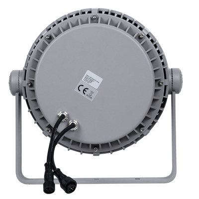 GLOBOSTAR® FLOODMENA 90649 Προβολέας Σποτ Wall Washer με Αντιθαμβωτική Γρίλια LED 48W 3840lm 30° DC 24V Αδιάβροχο IP65 Πολύχρωμο RGBW Dimmable DMX512 - Bridgelux SMD Chip - Γκρι Ανθρακί - Μ25 x Π25 x Υ18cm - 3 Χρόνια Εγγύηση