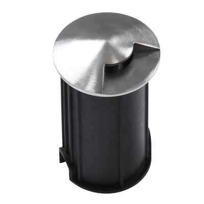 GLOBOSTAR® UNDERGROUND-RENA 90661 Χωνευτό Αρχιτεκτονικό Φωτιστικό Διαδρόμου/Σκαλοπατιού LED 1W 115lm 30° DC 24V Αδιάβροχο IP68 Φυσικό Λευκό 4500K Dimmable - Ανοξείδωτο Ατσάλι 304 / Φ5 x Υ9cm - Q4.2cm - 3 Χρόνια Εγγύηση