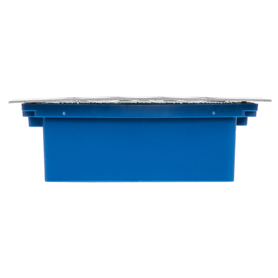 GloboStar® WALLLIGHT-ARINA 90673 Χωνευτό Φωτιστικό Τοίχου LED 6W 600lm 120° DC 24V Αδιάβροχο IP67 Μ17 x Π7 x Υ5.5cm Μπλε - Ανοξείδωτο Ατσάλι - 3 Years Warranty