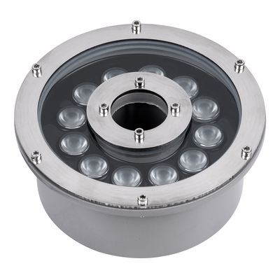 GLOBOSTAR® UNDERWATER-FINA 90675 Υποβρύχιος Προβολέας Σποτ για Σιντριβάνια/Πισίνες LED 9W 945lm 30° DC 24V Αδιάβροχο IP68 RGBW DMX512 Dimmable - Ανοξείδωτο Ατσάλι 304 - Φ16 x Υ8cm - 3 Χρόνια Εγγύηση