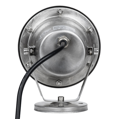 GLOBOSTAR® UNDERWATER-DINA 90676 Υποβρύχιος Προβολέας Σποτ για Σιντριβάνια/Πισίνες LED 6W 660lm 30° DC 24V Αδιάβροχο IP68 Θερμό Λευκό 2700K Dimmable - Ανοξείδωτο Ατσάλι 304 - Μ12 x Π12 x Υ14cm - 3 Χρόνια Εγγύηση